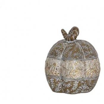 Figura Decorativa Romimex Natural Calabaza 16 x 17 x 15 cm