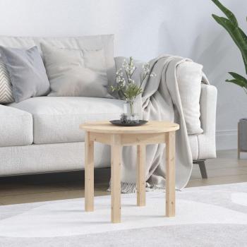 Mesa de centro de madera maciza de pino Ø 45x40 cm
