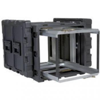 SKB 3RR-9U24-25B Rotationally Formed Rack Case, 19 x 24 x 15.75, Black