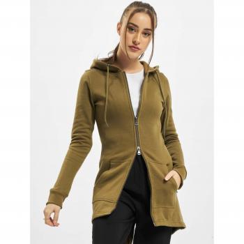 Urban Classics Women's Olive Green Sweat Parka Hoodie