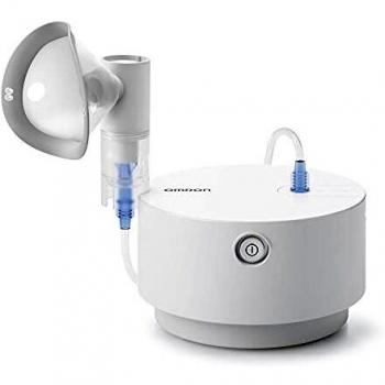 Omron X105 Advanced - Nebulizador Todo en Uno para Enfermedades Respiratorias Agudas y Crónicas, Apto para Toda la Familia, color Blanco