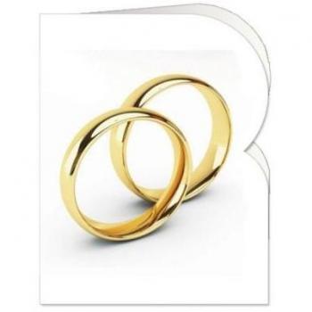PAQ 90 ETIQUETAS BODA ALIANZAS DORADOS