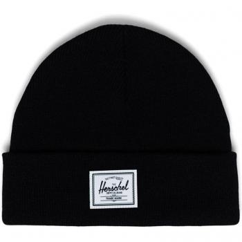 Herschel - Gorro unisex de punto estilo pescador color negro Elmer Shallow