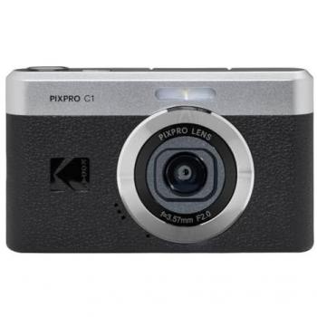 Cámara Digital Compacta Kodak Pixpro C1 - 13MP, Zoom Óptico 4x, Pantalla LCD 2.8, Flash LED, Batería Integrada - Negra