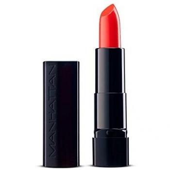 Labial Manhattan Todo en Uno Brillo Duradero y Color Intenso 4.5g 470 Naranja Vibrante
