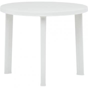 89 cm White Plastic Garden Table