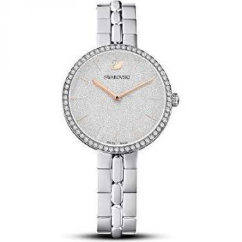 Swarovski Cosmopolitan watch, Metal bracelet, Silver tone, Stainless steel