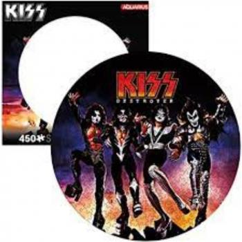 Puzzle 3D Portada Disco Kiss Destroyer - 450 Piezas, Producto Oficial y Coleccionable