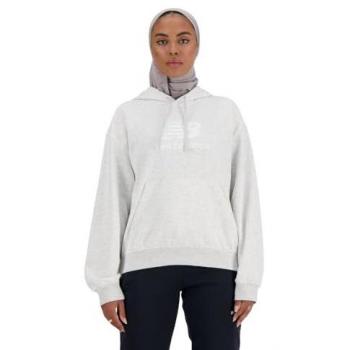 New Balance Women's Lifestyle French Terry Logo Hoodie - Grey - XS