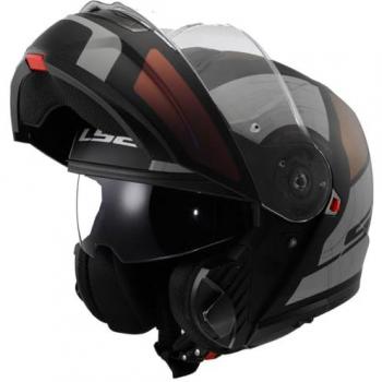 Casco Modular LS2 FF908 Strobe II Orion Negro Mate-Púrpura-Azul XS