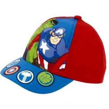 Safta-822279330 Gorra Bebé Azul Ajustable 44/46 Cm Avengers Infinity, Multicolor, L (822279330
