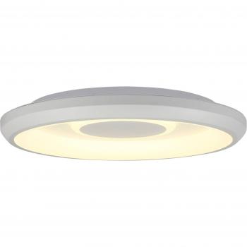 Lámpara de techo LED Lindby Smart Lynden, Ø 38cm, blanca, RGB, compatible con Tuya