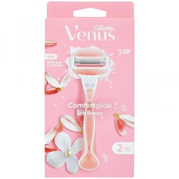 Gillette Venus Extra Smooth Snap Razor for Women with 1 Razor Blade y Gillette Venus ComfortGlide - Maquinilla Spa Breeze + 2 Cabezales