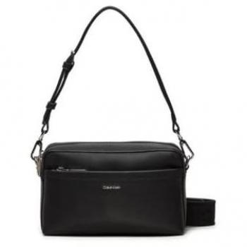 Calvin Klein CK Must Convertible Camera Bag - Women's Black Shoulder Bag, One Size, Eco-Friendly Polyester