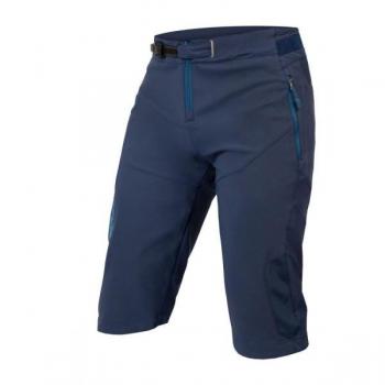 Endura Pantalones Cortos MT500 Burner para Hombre Azul (L) - Ciclismo, transpirables, resistentes al agua, con múltiples bolsillos y diseño ergonómico