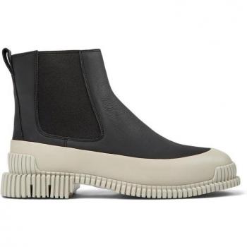 CAMPER Pix Ankle Boots for Women in Black/Grey, Size 40, Smooth Leather