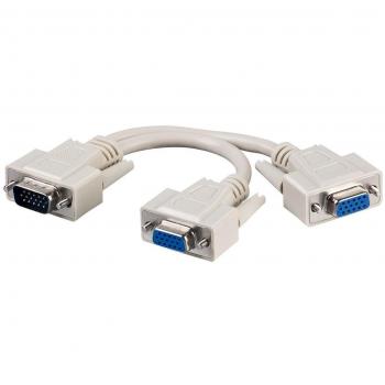 Cable VGA Microconnect Divisor 1 a 2 Pasivo de Alta Calidad