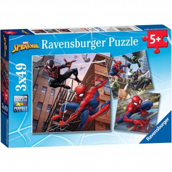 Ravensburger Marvel Spider-Man 3x49 Piece Kids Puzzle Set