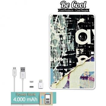 Becool® - Batería Externa Power Bank 4000 mah + Gratis 1 cable USB-MicroUsb