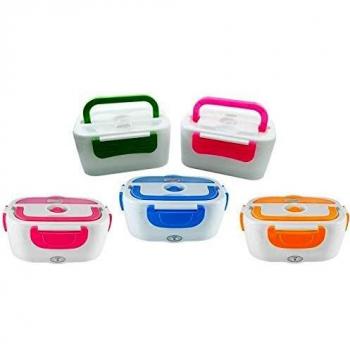 Tech Star - Recipiente para calentar comida, portátil, táper eléctrico, enchufe de encendedor de coche de 12 V
