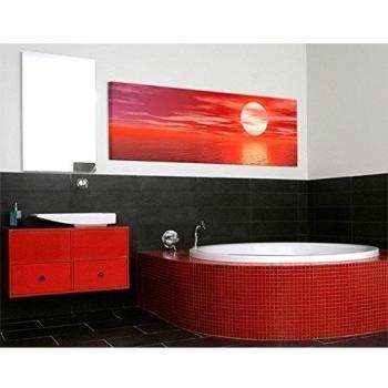 Cuadro en lienzo no.507 Red Sunset 120x40cm, cuadros, cuadro lienzo, cuadro de lienzo, cuadro sobre lienzo, cuadro moderno, cuadro decoracion, cuadros decorativos, cuadro xxl