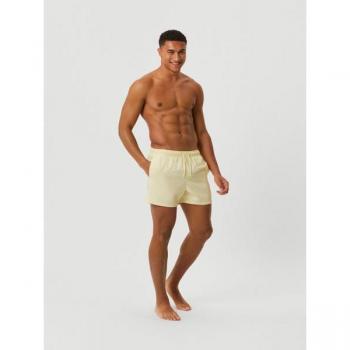 Borg Solid Swim Shorts - Björn Borg, Color: Yellow, Size: S