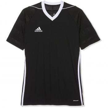adidas Tiro 17 JSY Camiseta de Manga Corta, Hombre, Negro