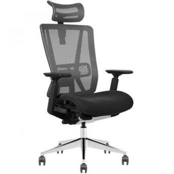 Cromad Silla Concisa, Comoda y Elegante - Ajuste Total al Cuerpo - Reposacabezas Cervical Regulable - Marco de Respaldo Profundo y Ergonómico