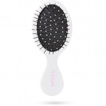 Cepillo Ovalado Mini Soft Touch Sparkling Blanco - Bifull