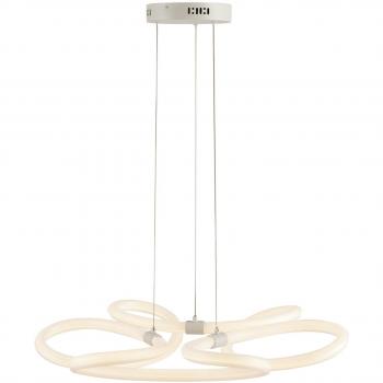 Plafón LED Colgante Heaven Metal con Difusor Acrílico Blanco, 1 Ampoule, 6920lm, 4000K, Dimensiones: 75x75x9cm