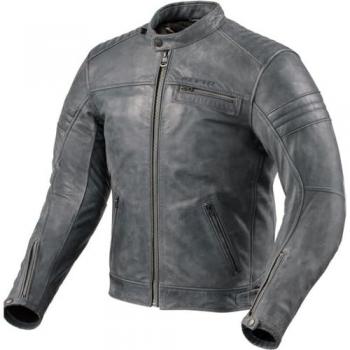 Chaqueta de cuero para motocicleta Revit Restless - Azul (Tamaño 54)