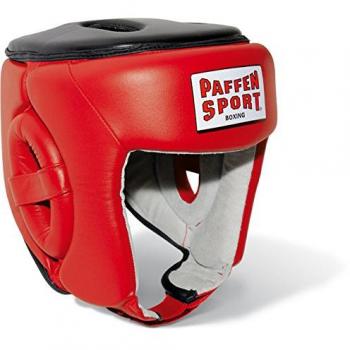 Paffen Sport Contest Thai de competición – Protector de cabeza para boxeo tailandés, K1 y kickboxing, todo el año, Unisex, color rojo, tamaño medium