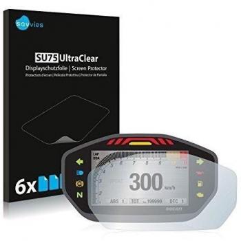 savvies Protector Pantalla Compatible con Ducati Monster 1200 Colour-TFT-Display