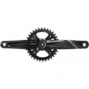 Truvativ Bielas Descendant DH sin rodamiento Interior Manivela & – gaardi, Color Negro, tamaño 165 mm, 34T, GXP83, 0.9
