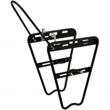 XLC 2500601300 Portaequipajes para Horquilla de suspensión LR-F01 para Bicicleta Lowrider, Unisex, Negro, 31 x 20 x 15 cm