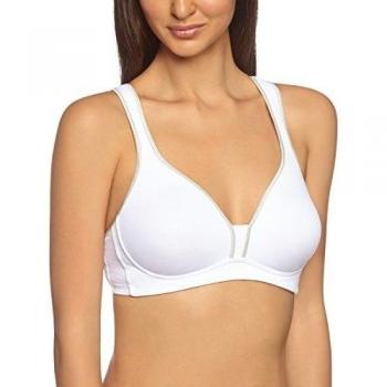 Sassa - Sujetador deportivo para mujer, color weiß