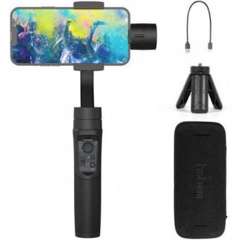 Gimbal Estabilizador Hohem iSteady Mobile Plus 2024 con Luz de Relleno Magnética para Smartphone