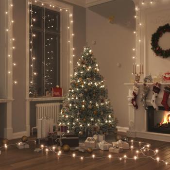 Tira de luces LED PVC blanco cálido 200 m con 2000 LEDs