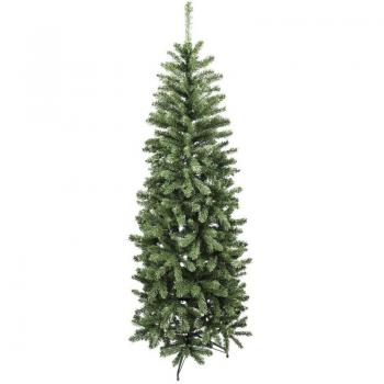Árbol de Navidad sintético Rebecca Mobili Delgado 180 cm, 645 ramas de PVC verde, decoración navideña para hogar y tiendas