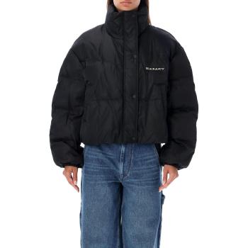 Isabel Marant Étoile Women's Telia Techno-Nylon Down Jacket in Black | Size XS | 24AMA0129FBB3C01E Color 01BK