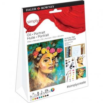 Daler-Rowney Simply Óleo Activity Set 16 Piezas