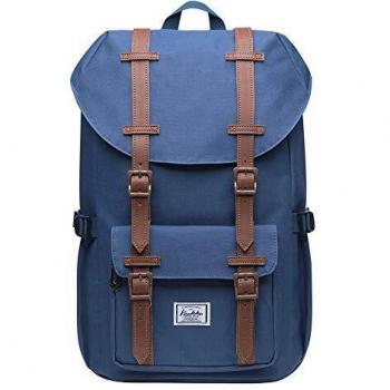 KAUKKO Mochila Tipo Casual de Hombre y Mujer para Portátil para Escuela, Viajes o Senderismo Mini tamaño Azul