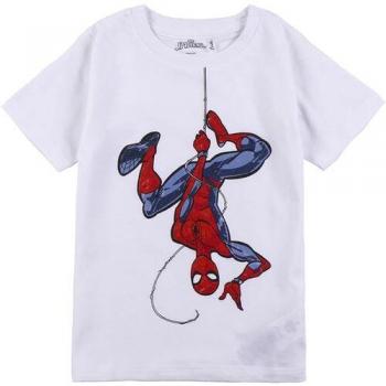 Camiseta manga corta blanca Spidey Marvel ropa textil infantil