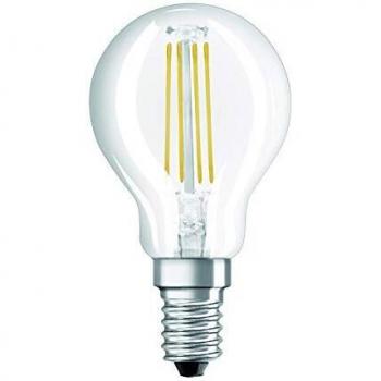 Osram Retrofit Classic P Lámpara LED E14, 4 W, Blanco, 1 unidad