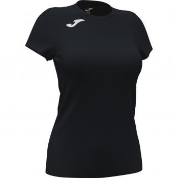 Joma Record II Women's Short Sleeve Black T-Shirt