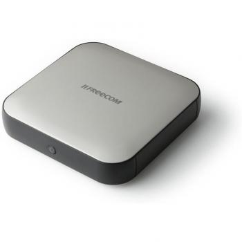 Freecom 56242 HARD Drive SQ - Disco duro externo de 4 TB, negro y plata