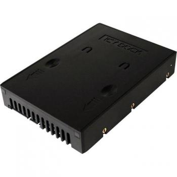 Adaptador Convertidor de Disco Duro SSD/HDD SATA 2.5 a 3.5 - Icy Dock MB882SP-1S-1B