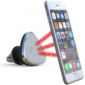 Soporte telefónico imantado para coche VeoPulse para rejilla de ventilación - universal: compatible con todos los Smartphones