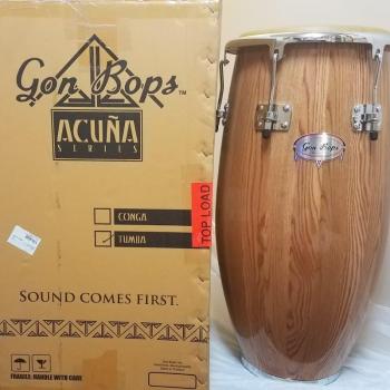 Gon Bops Alex Acuna Signature Tumba 12.25 Natural Finish