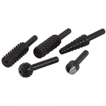 Wolfcraft 2540000 - 5 piezas de escofinas y avellanador